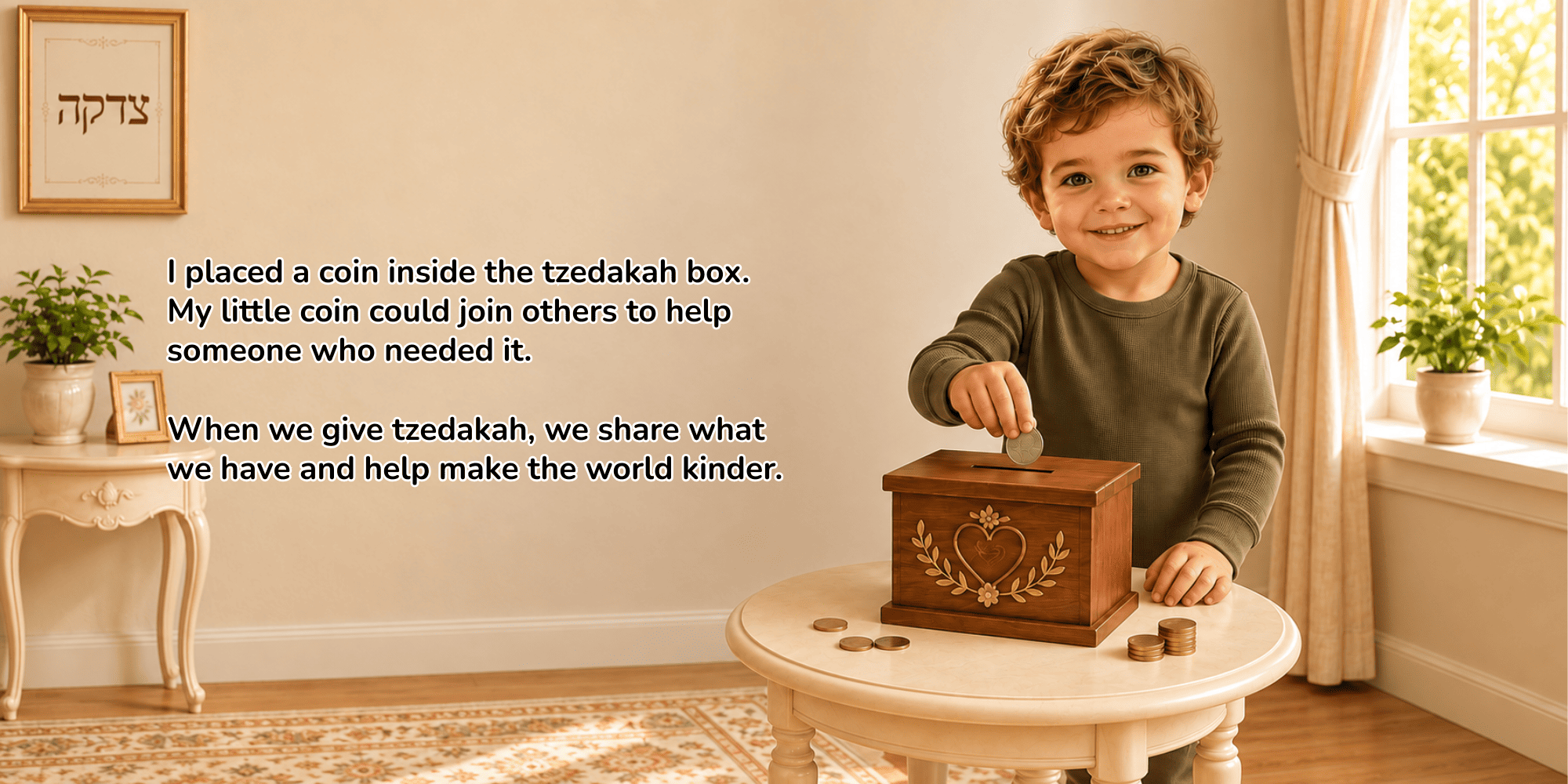 A Day Full of Mitzvot, sample spread 2