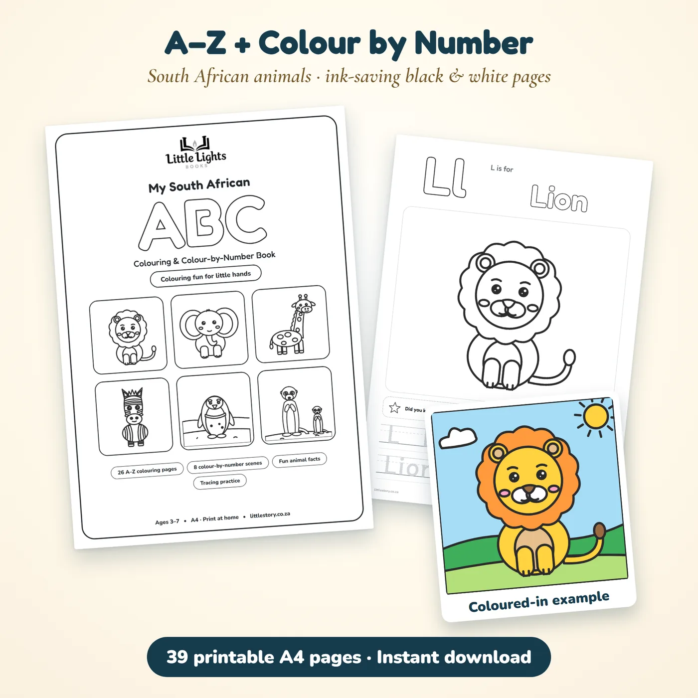 The My ABC colouring book